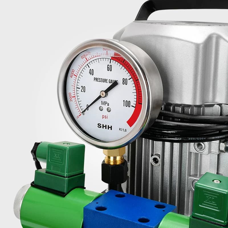 Electric Hydraulic Pump | ZCB-700AB-2 Model | High-Pressure Double-Action System with Solenoid Valve - Thumbnail 3
