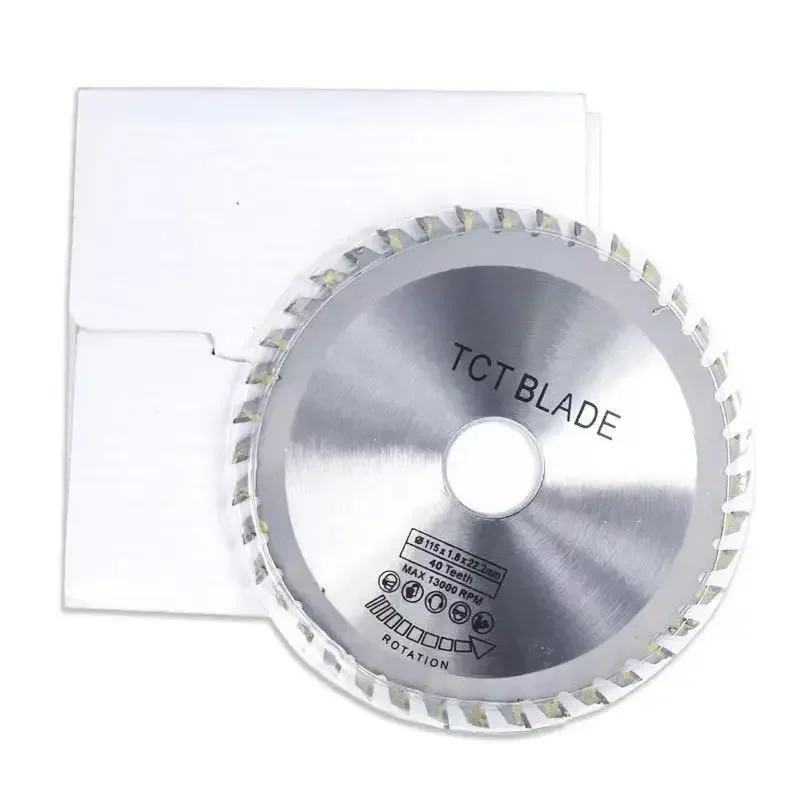 115mm 40-Tooth TCT Circular Saw Blade | Premium Wood Cutting Disc for Angle Grinders - Thumbnail 4