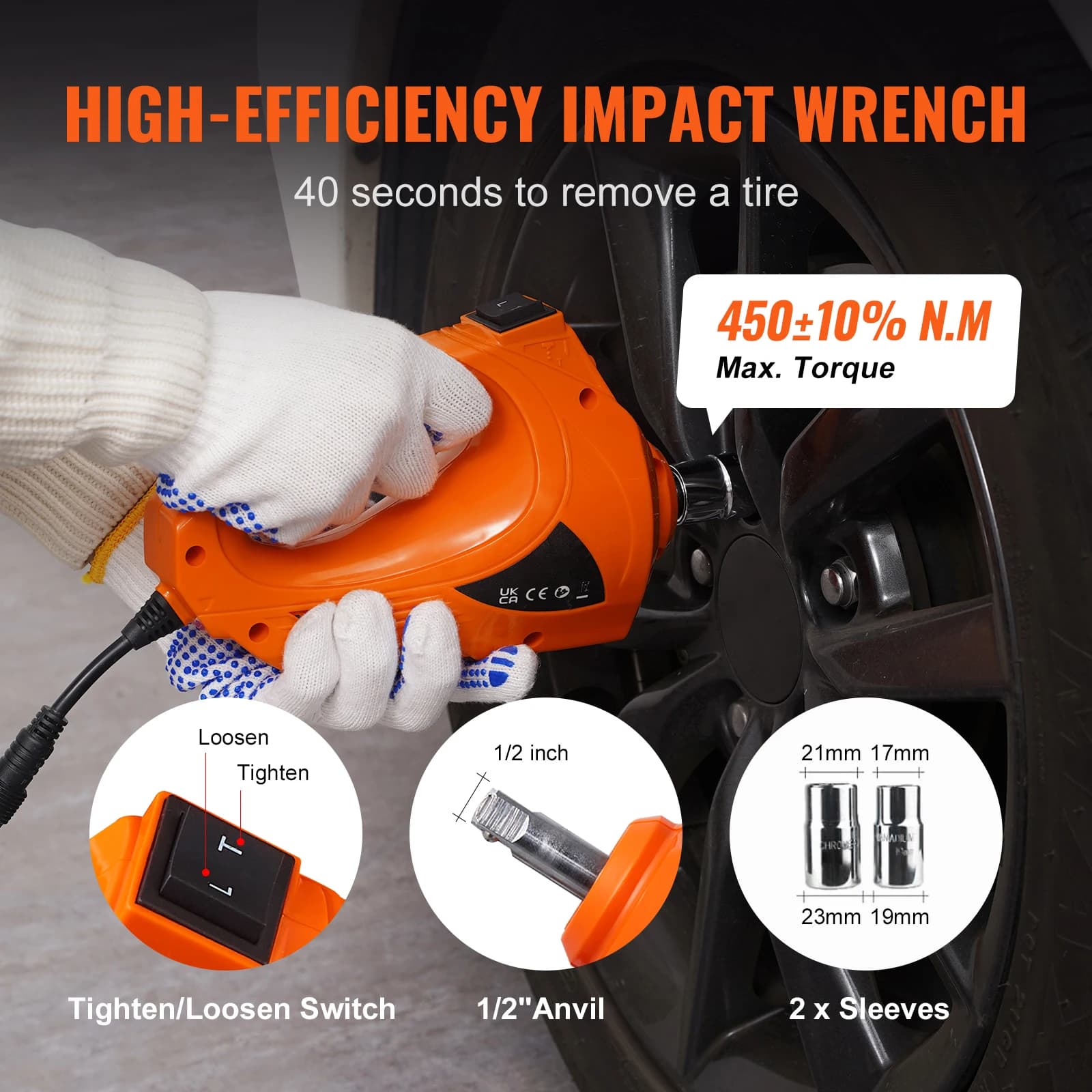 12V Electric Car Jack | 3-Ton Capacity | Rapid Tire Change System for SUV & Truck - Thumbnail 3