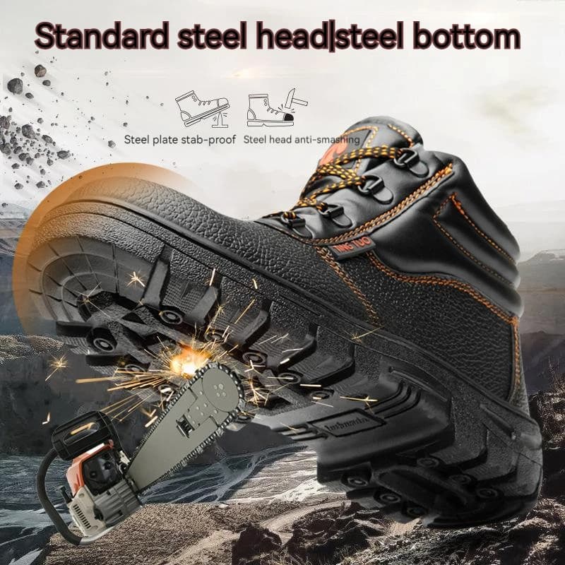 Work Safety Boots | Wear-Resistant & Indestructible | Anti-Puncture Protective Sneakers - Thumbnail 3
