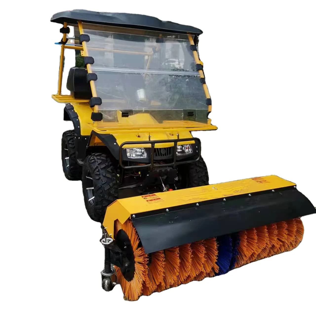 4WD Snow Plow | Heavy-Duty Ride-On Sweeper for Municipal & Commercial Driveway Clearing - Thumbnail 2