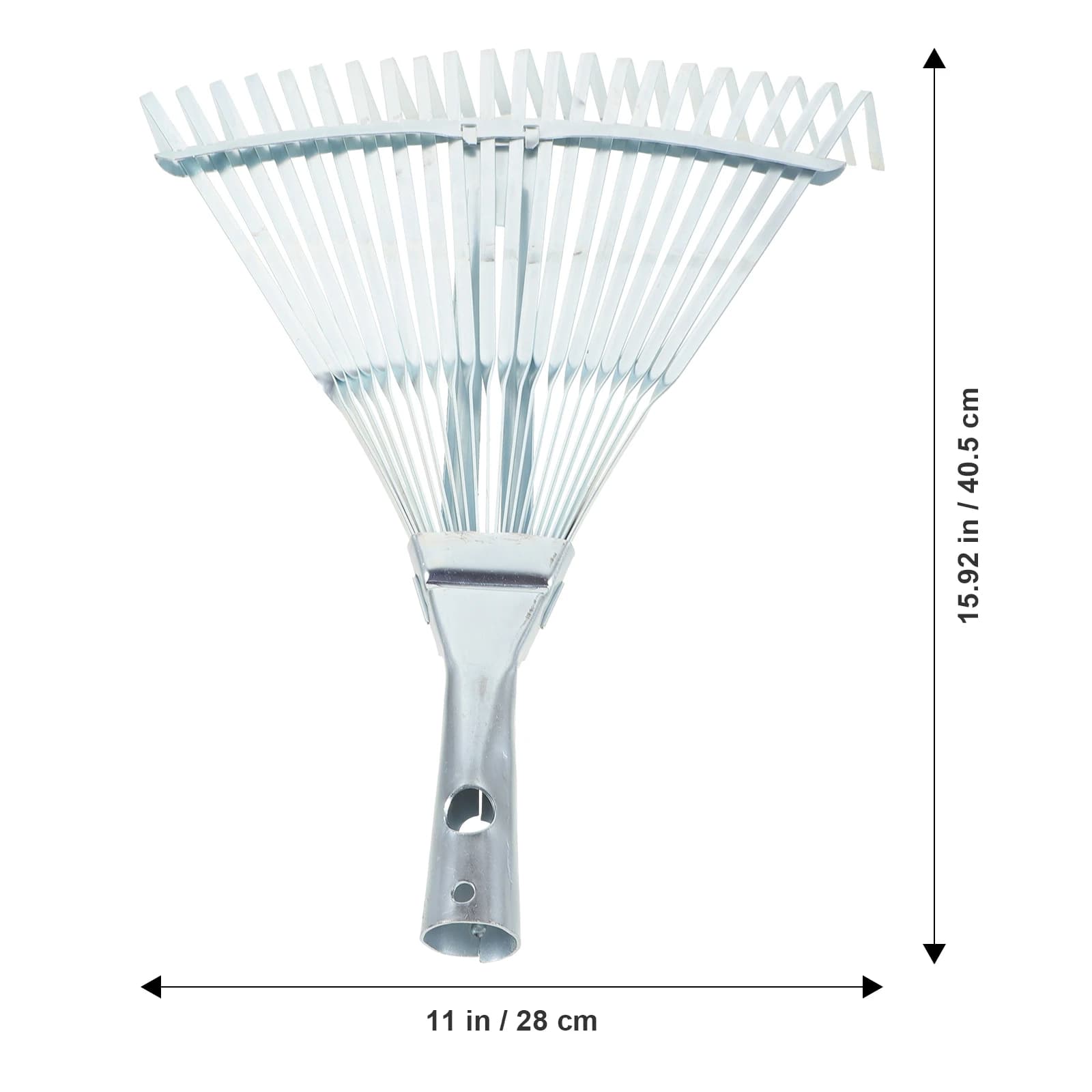 Telescopic Rake Head | High-Carbon Steel | For Weeding & Leaf Moving - Thumbnail 3
