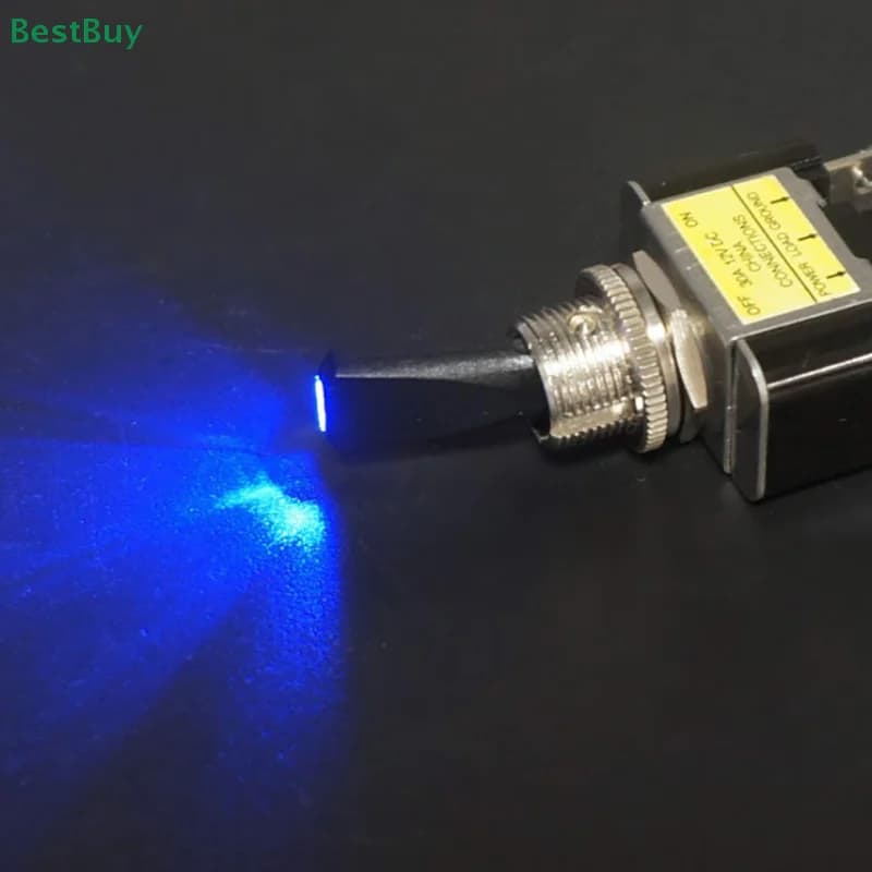 30A 12V Illuminated Toggle Switch | SPST ON/Off Rocker | Automotive & Marine Grade - Thumbnail 6