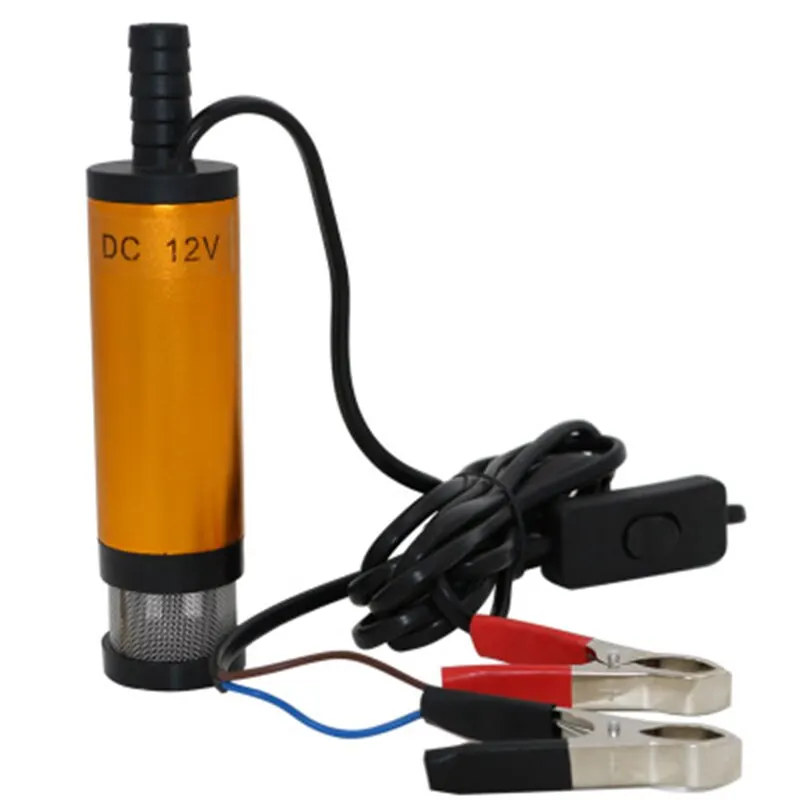 12V/24V DC Submersible Pump | Aluminum Alloy Diesel Fuel Transfer Pump | 12L/min Oil Water Pumping - Thumbnail 2