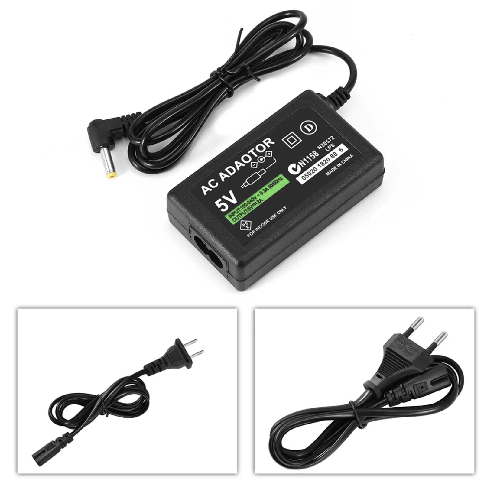 Sony PSP AC Power Adapter | Official-Spec Wall Charger for PSP 1000, 2000, 3000 Models - Thumbnail 2