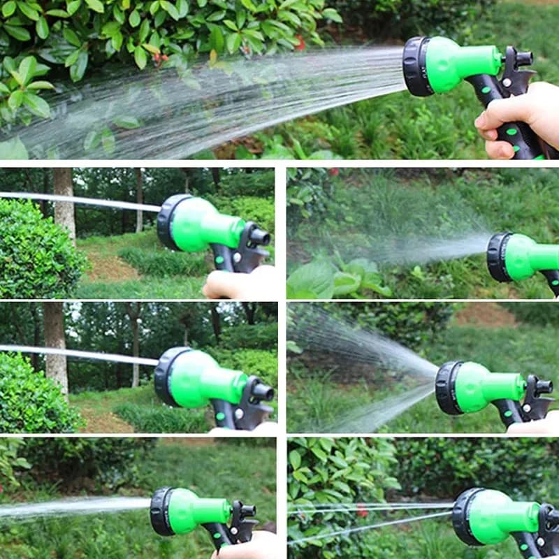 Expandable Hydraulic Hose | 7-Function Spray Gun | Car Wash & Garden Use - Thumbnail 6