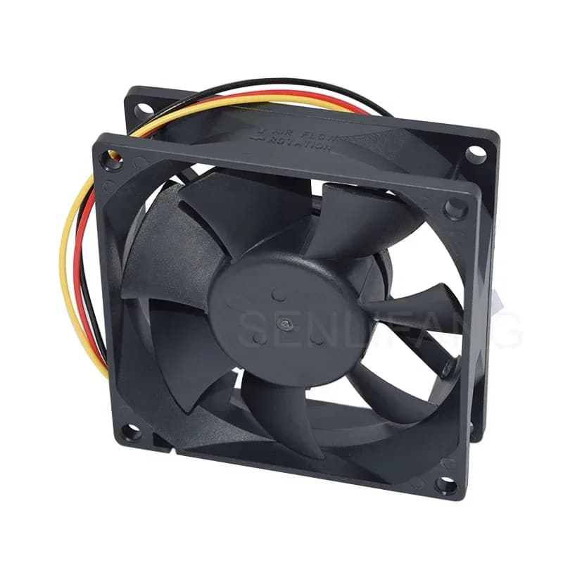 High-Performance 80x25mm Server Cooling Fan | EFC-08E12D-EF05 | Silent & Reliable Airflow - Thumbnail 5