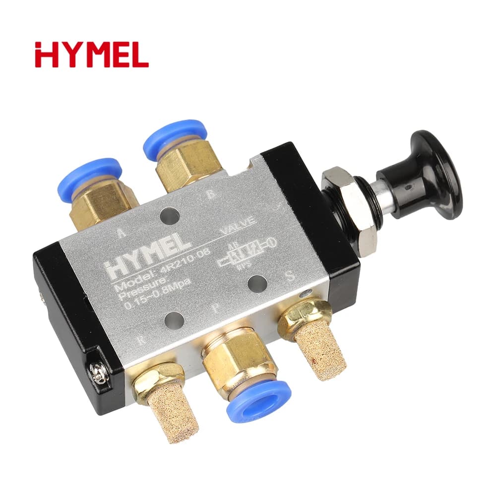 4R210-08 Manual Directional Control Valve | 2-Way 5-Position Pneumatic Switch | Industrial-Grade - Thumbnail 2
