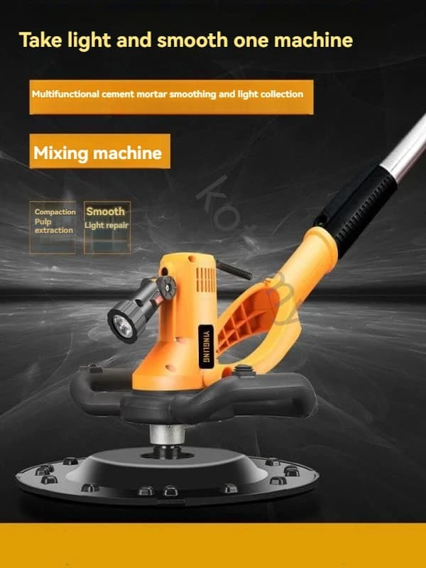 Wall Finishing Trowel | Electric Plaster & Concrete Polisher | Smoothing Power Tool - Thumbnail 4