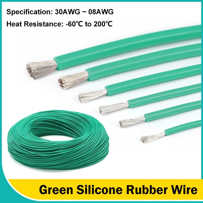 Flexible Silicone Wire | 10-30 AWG Automotive Cable | High-Temp Battery & Inverter Use - Thumbnail 2