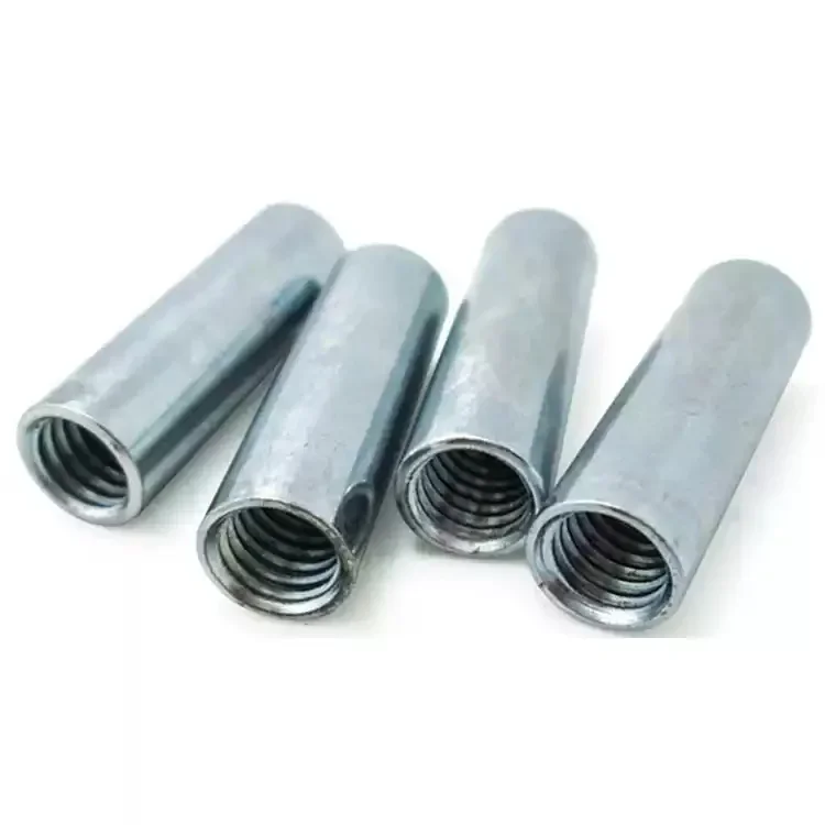 Cylindrical Nuts | Galvanized Carbon Steel | M6-M12 Screw Rod Joint - Thumbnail 4