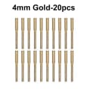 Gold 20pcs 4mm