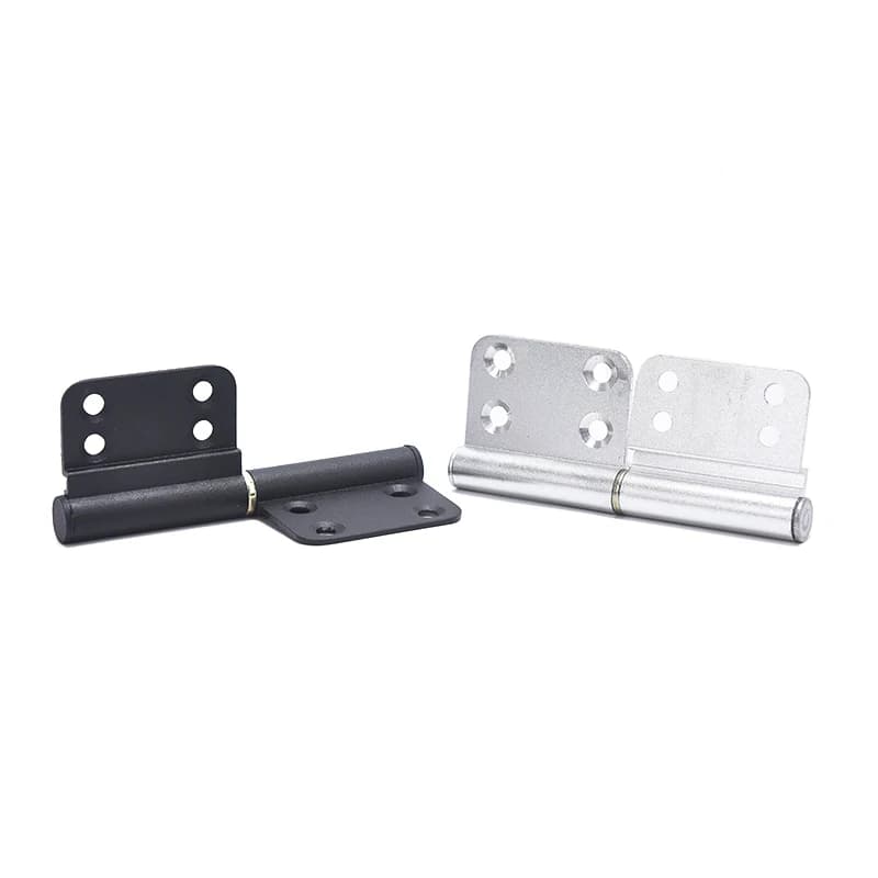 4 Inch Aluminum Flag Hinge | Detachable Black Kitchen Door Hinge | X2 Set Hardware - Thumbnail 4