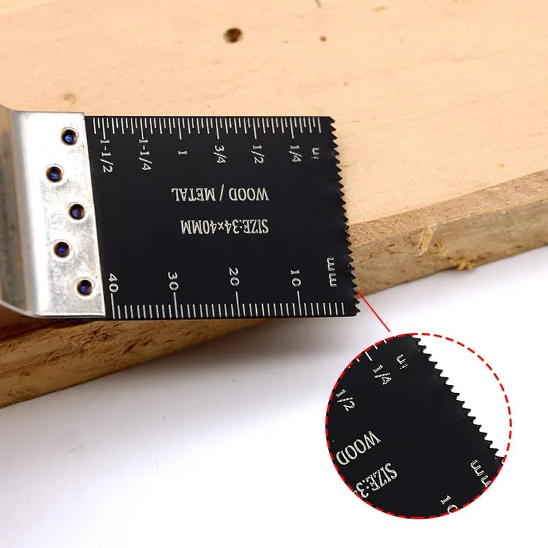 Oscillating Multi-Tool Saw Blades | Bi-Metal for Wood & PVC | Universal Fit - Thumbnail 5