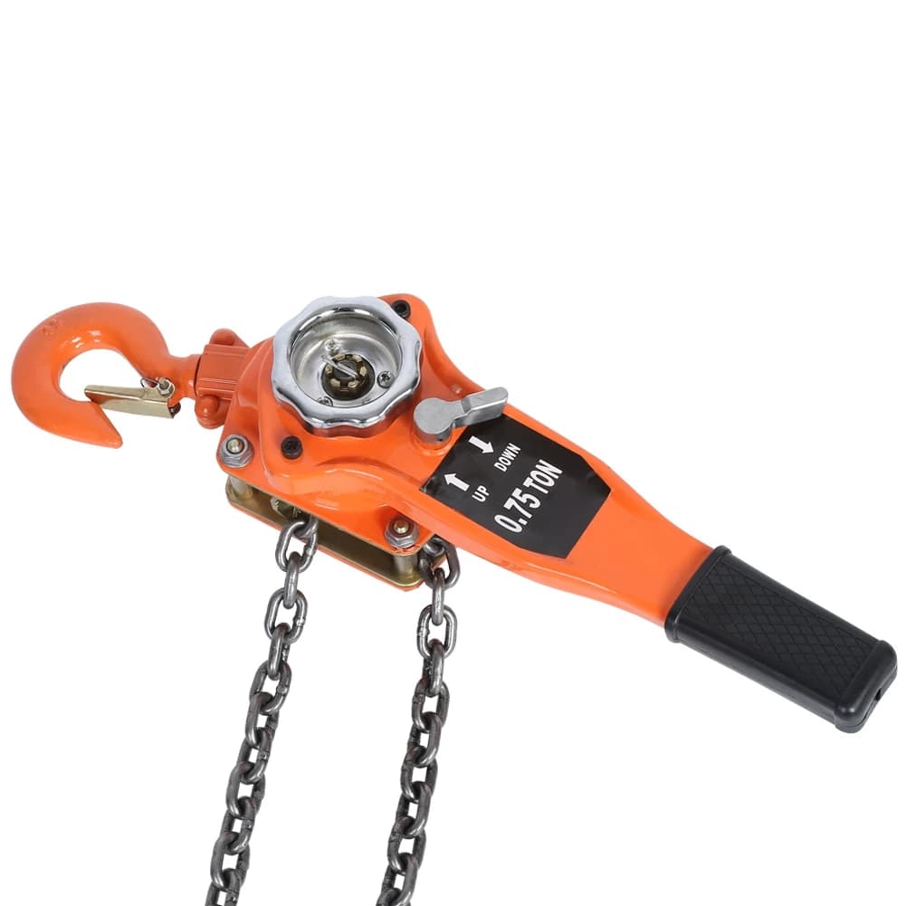 0.75-Ton Lever Hoist | 3-Meter Heavy-Duty Lifting Chain | Industrial Ratchet Pulley Block - Thumbnail 4