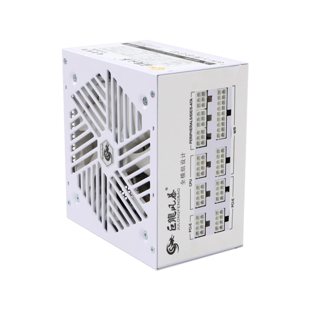 JULONGFENGBAO 110-240V Game Fonte White 850W Fully Modular ATX PSU Computer PC Gamer Power Supply 1000w Watt - Thumbnail 3