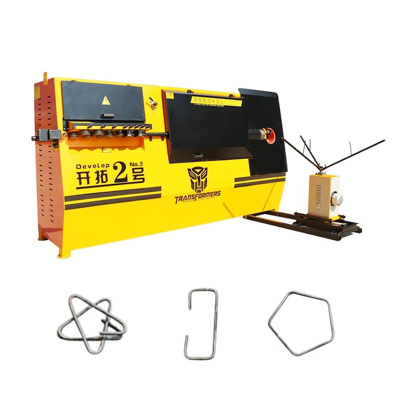 Fully Automatic Rebar Bender and Cutter CNC Integrated Steel Bar Bending Hoop and Cutting Machine Rebar Bending Machine - Thumbnail 5