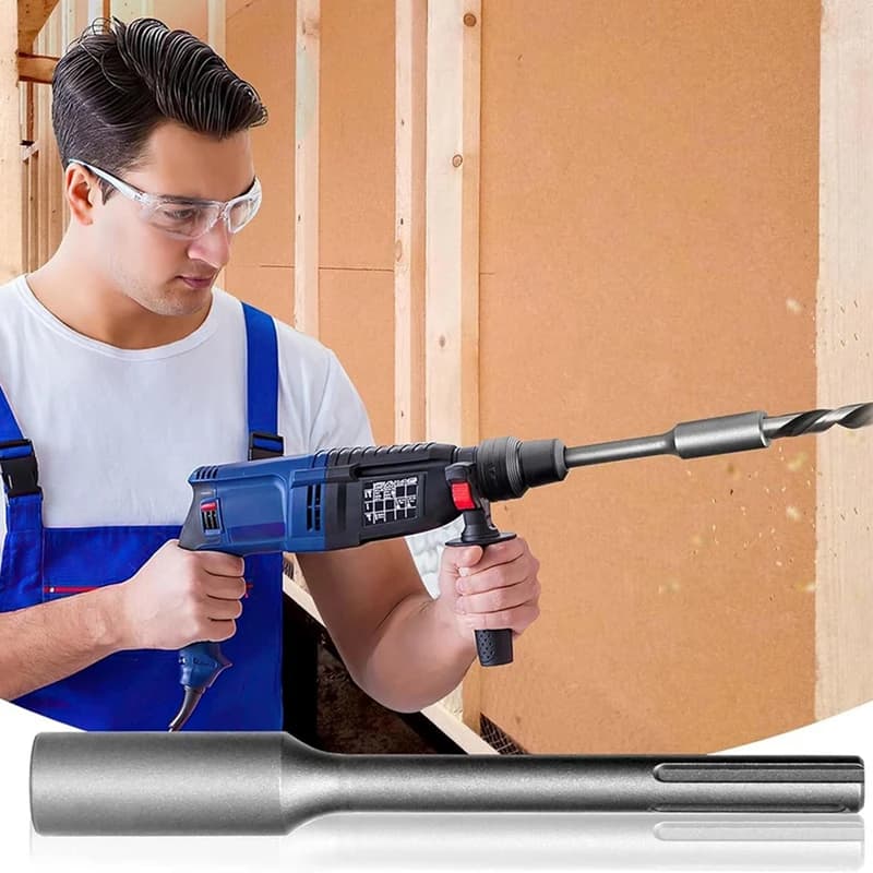 SDS-MAX Ground Rod Driver Kit | Heavy-Duty for 5/8 & 3/4 Steel Rods | Compatible with DeWalt, Makita - Thumbnail 3