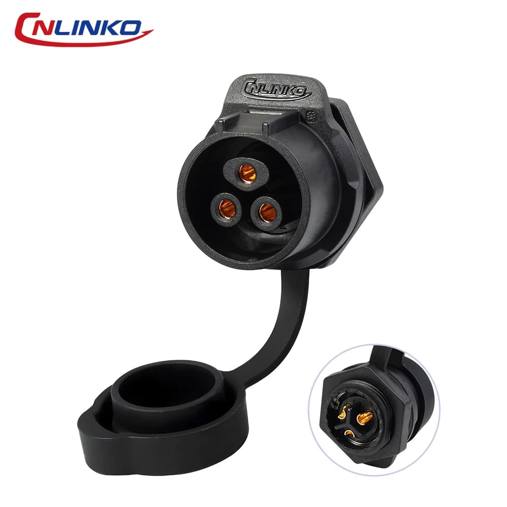 Series Right-Angle Industrial Connector | IP68 Waterproof & Compact 90° Design for Automated Machinery - Thumbnail 4