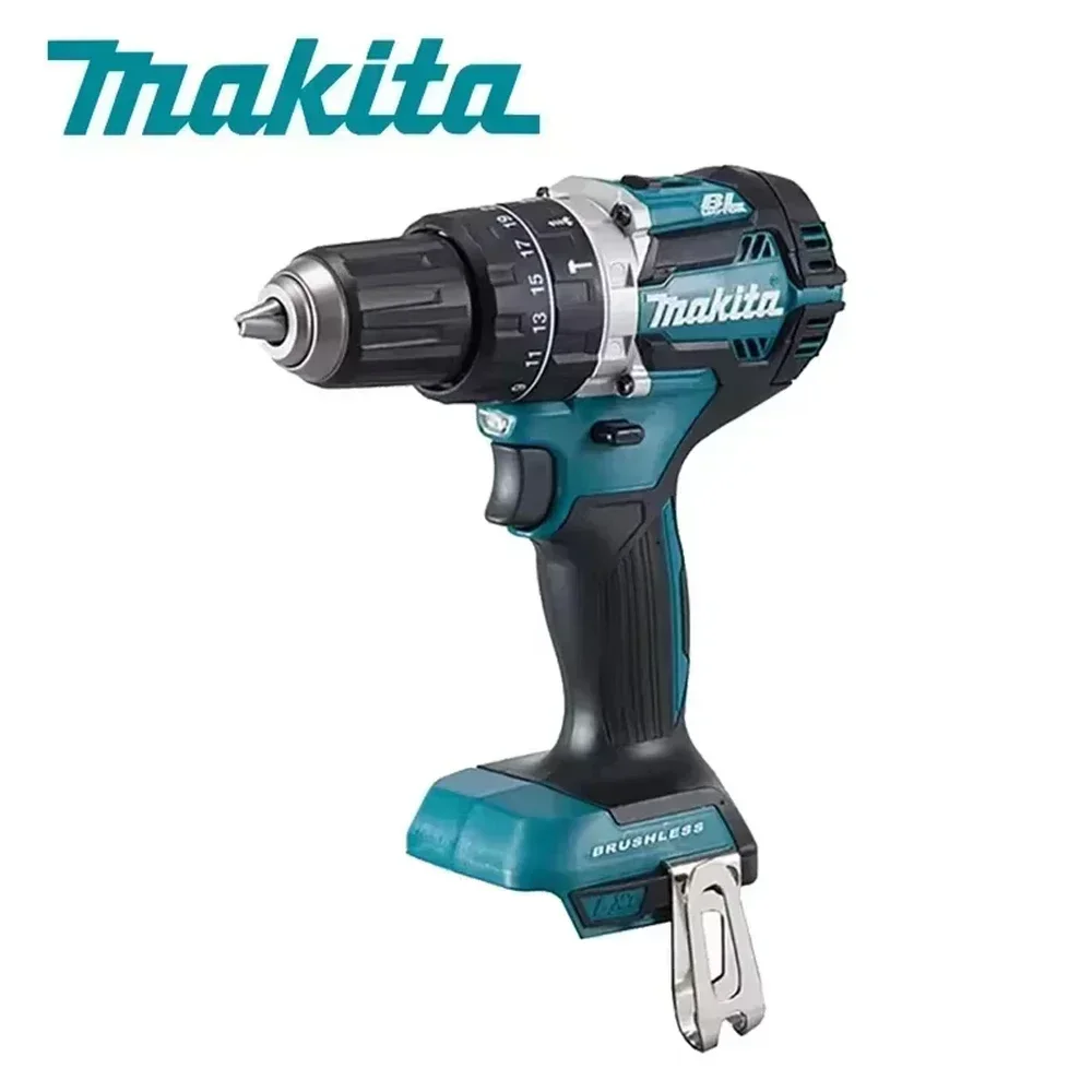 Makita DHP487 Screwdriver Cordless Percussion Drill 18V Electric Variable Speed Brushless Motor Impact Power Tools Power Drill - Thumbnail 6