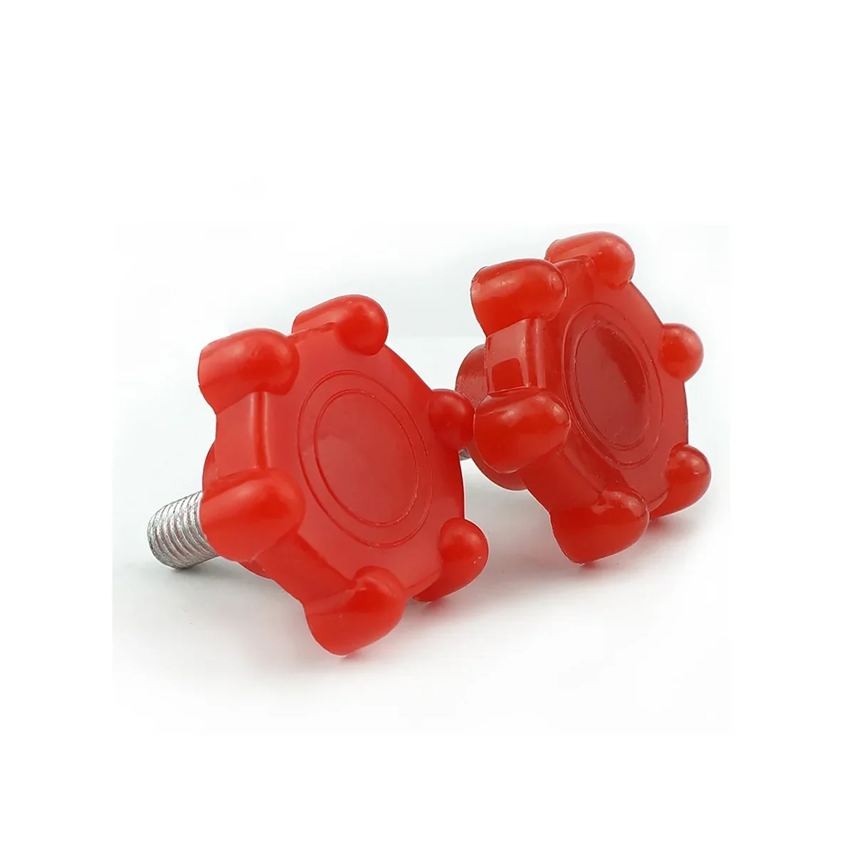 Plum Blossom Hand Screw | M8 M10 Quick Release Adjustment | Manual Plastic Star Handle - Thumbnail 6