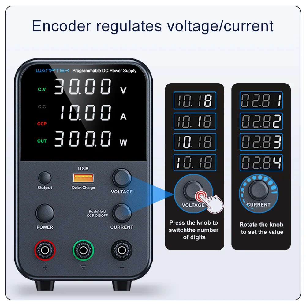 Lab Power Supply | Adjustable 30V/60V/120V DC | Precision Voltage & Current Control - Thumbnail 3