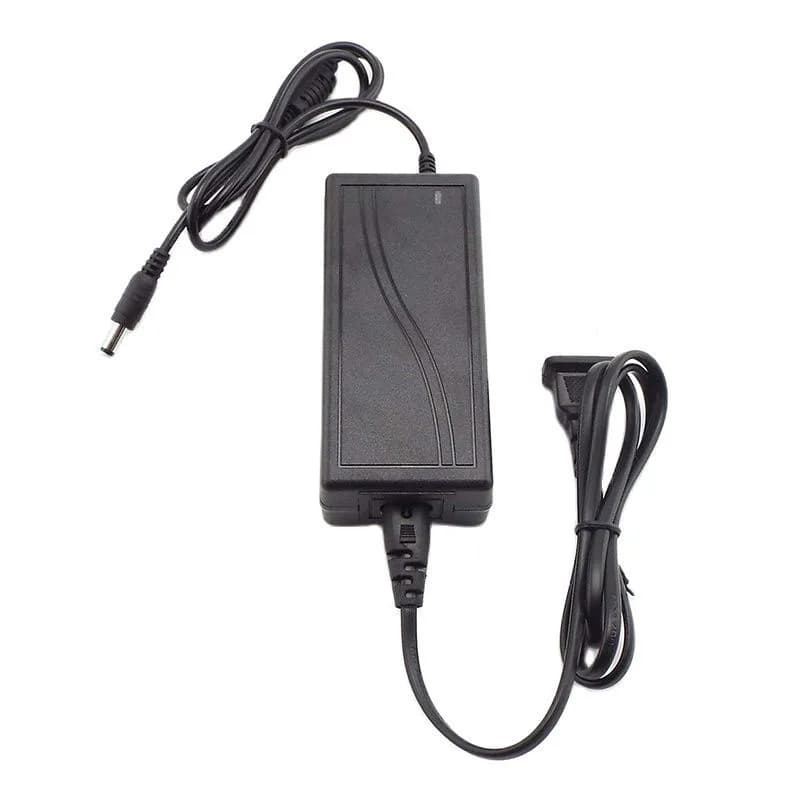 24V 5A 120W universal power adapter with AC input 100-240V, for LED strips, CCTV cameras, and electronics charging.