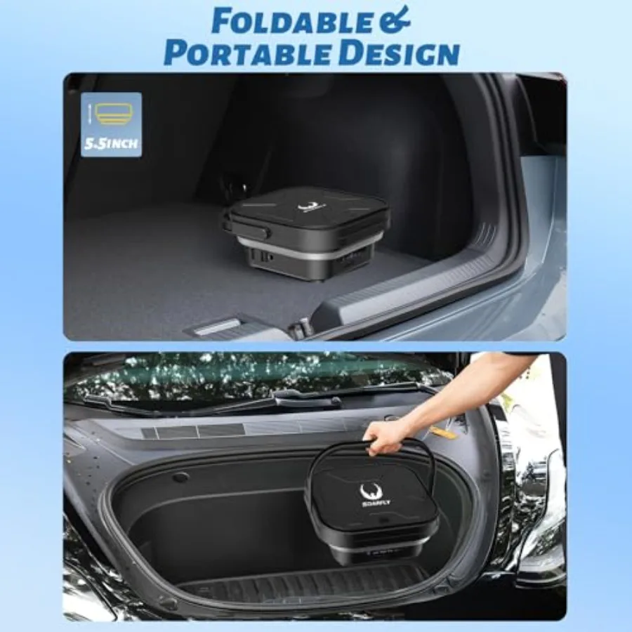 Portable Pressure Washer | 3.4 Gallon Tank & 6-in-1 Nozzle | Home & Car Cleaning - Thumbnail 2