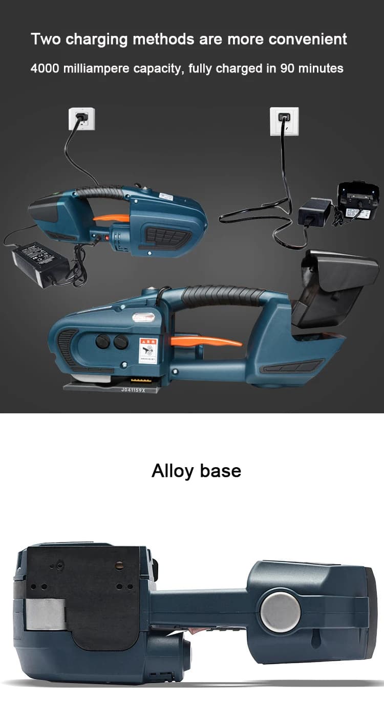 Electric Strapping Tool | Automatic PET/PP Banding | 13mm-16mm Portable Packaging Machine - Thumbnail 4