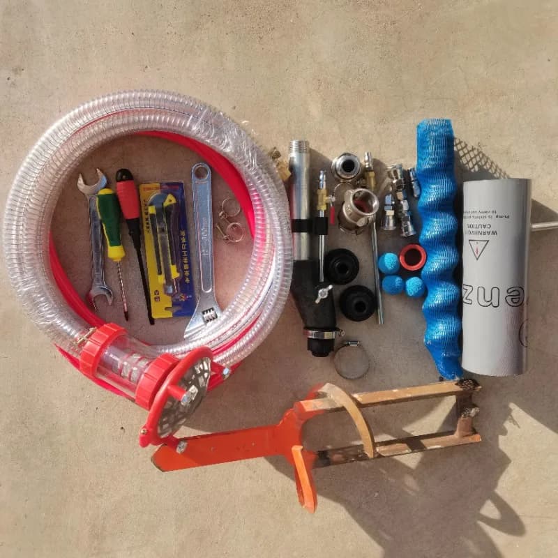 Mortar & Plaster Sprayer | Electric Rendering Pump for Drywall & Cement - Thumbnail 2
