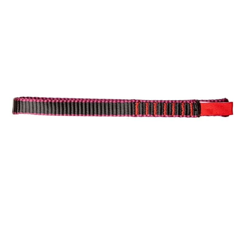 Xinda Rock Climbing Belt Support Short Sling, a high-strength wearable polyester sling for mountaineering and outdoor protection.