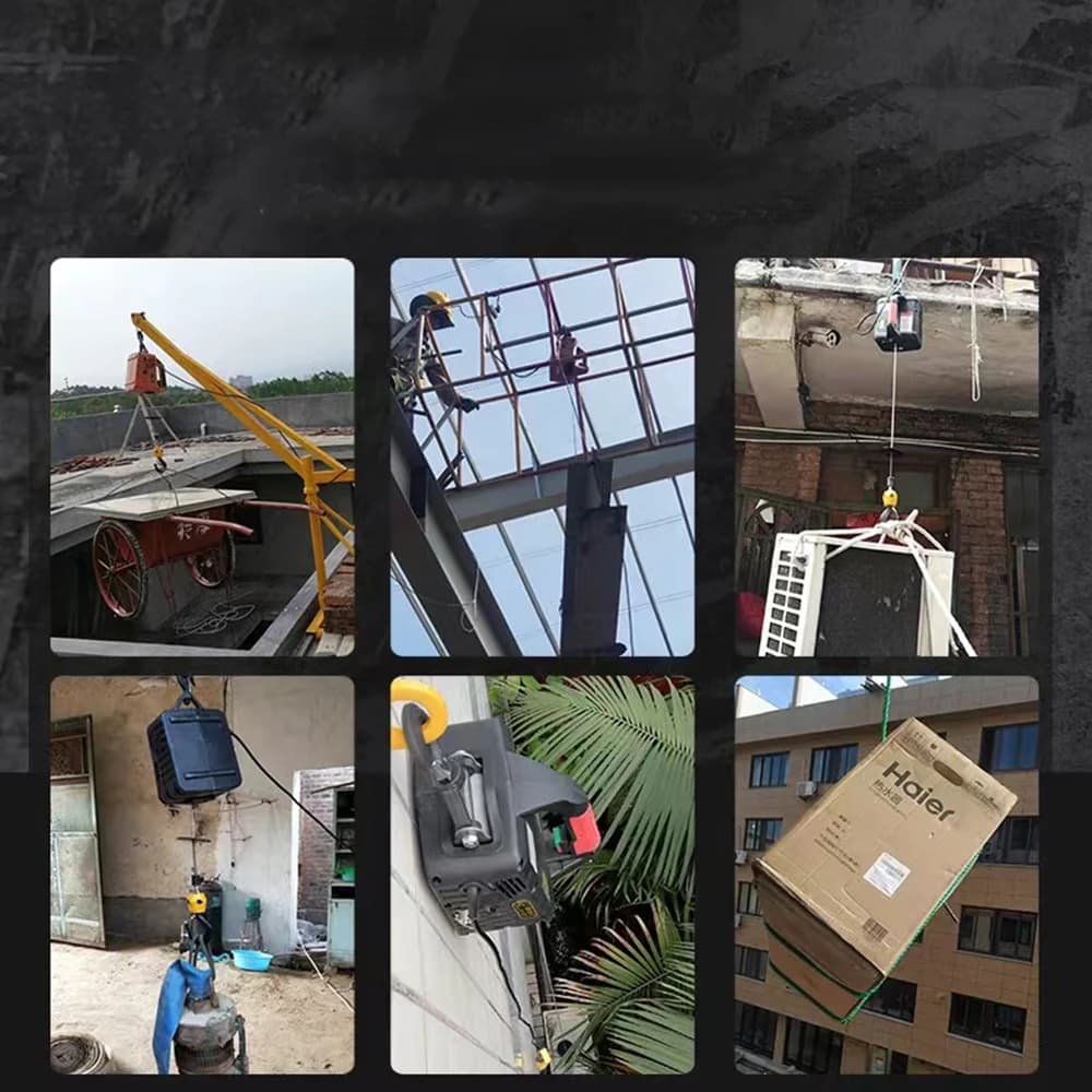 500kg Electric Hoist | Portable Workshop & Garage Crane | Heavy-Duty Lifting Solution - Thumbnail 6