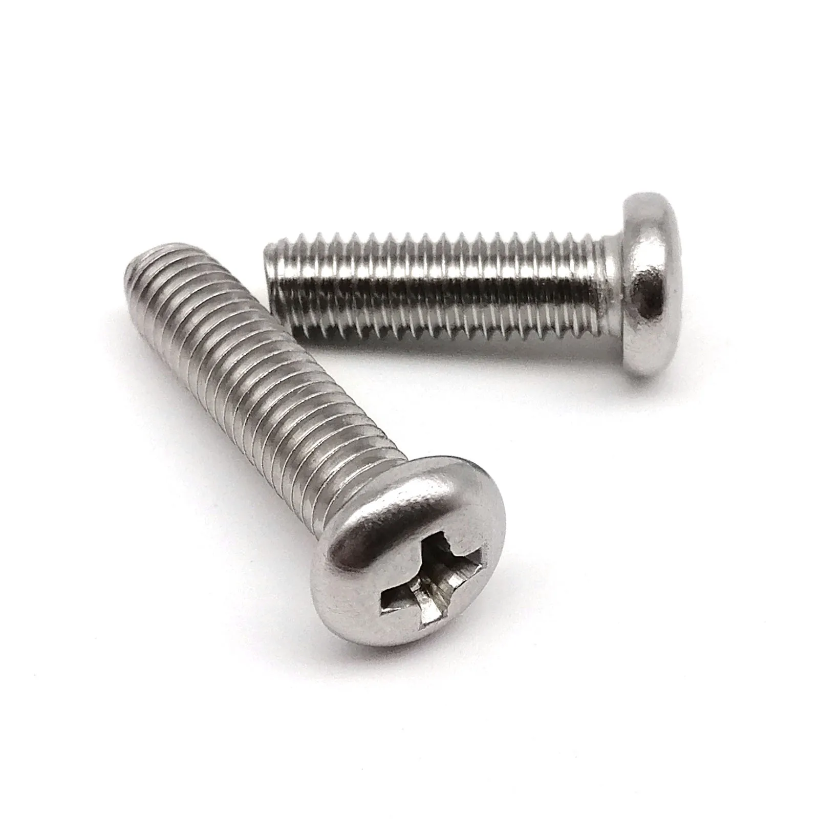 Steel Pan Head Screws | A2-304 Phillips Cross | 2-50pcs M2-M8 (5-100mm) - Thumbnail 5
