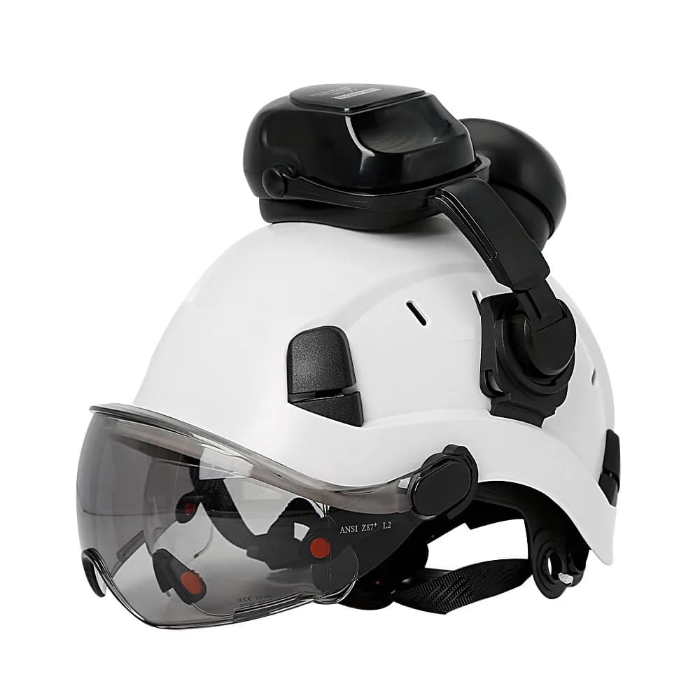 Work Safety Cap | Built-In Visor & Goggle | ANSI Engineer Hard Hat Protection - Thumbnail 6