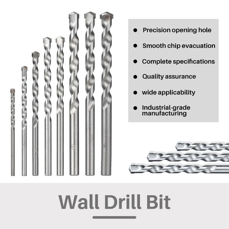 Masonry Drill Bit Set | Carbide-Tipped for Concrete, Brick & Tile | 3-10mm - Thumbnail 2