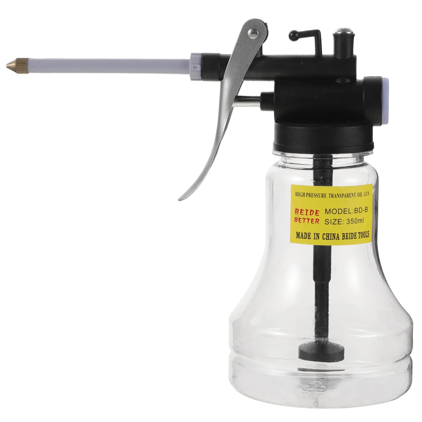 Hand Pump Oil Can | 350ml High-Pressure Dispenser | Automotive & Machinery Lubrication - Thumbnail 7