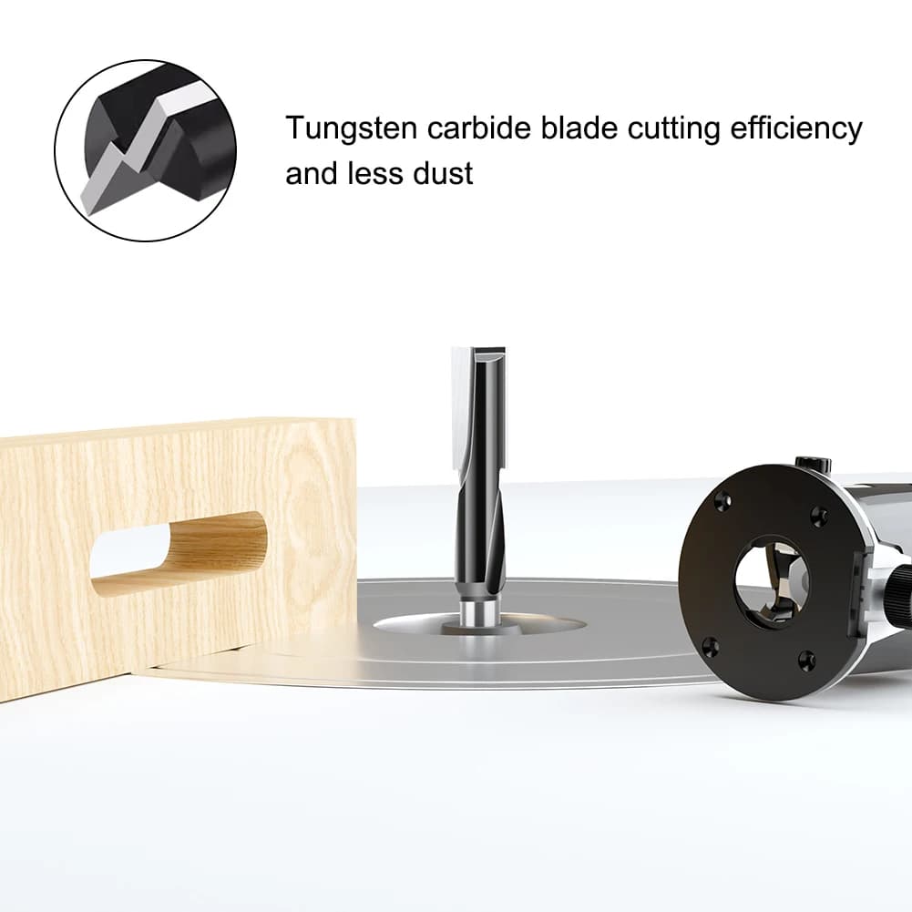Cleaning Bottom Router Bit | 12mm Shank 16-18mm Spiral | Wood Milling Cutter - Thumbnail 3