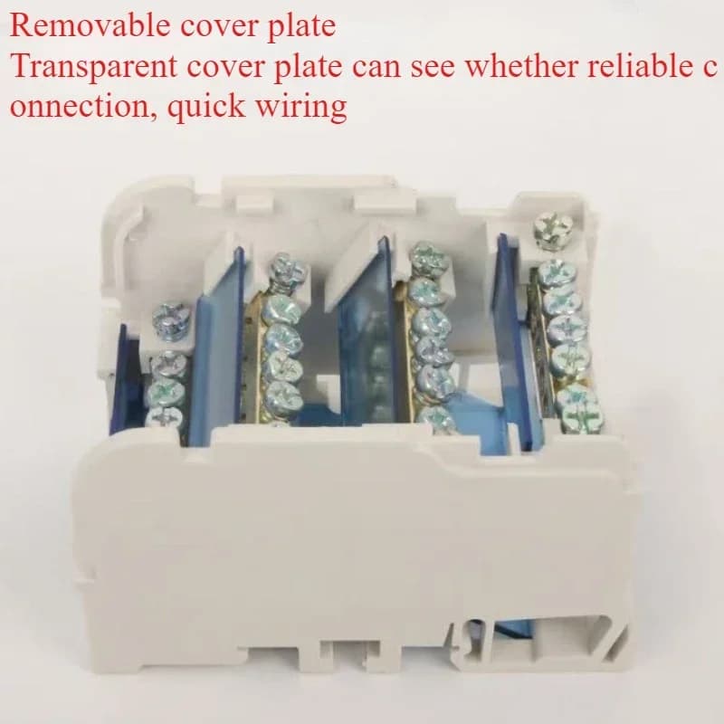 DIN Rail Terminal Block | Modular Electrical Junction Box | UK207/211/215/407/411/415 - Thumbnail 5