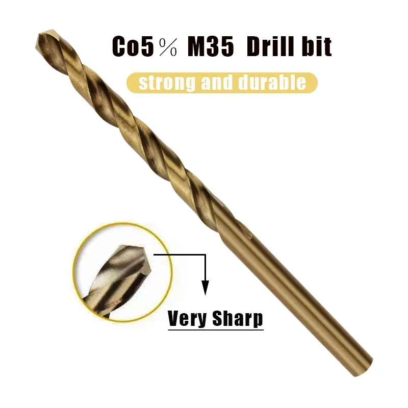 M35 HSS Drill Bits | Professional Set for Metal & Stainless Steel | High-Speed Drilling - Thumbnail 5