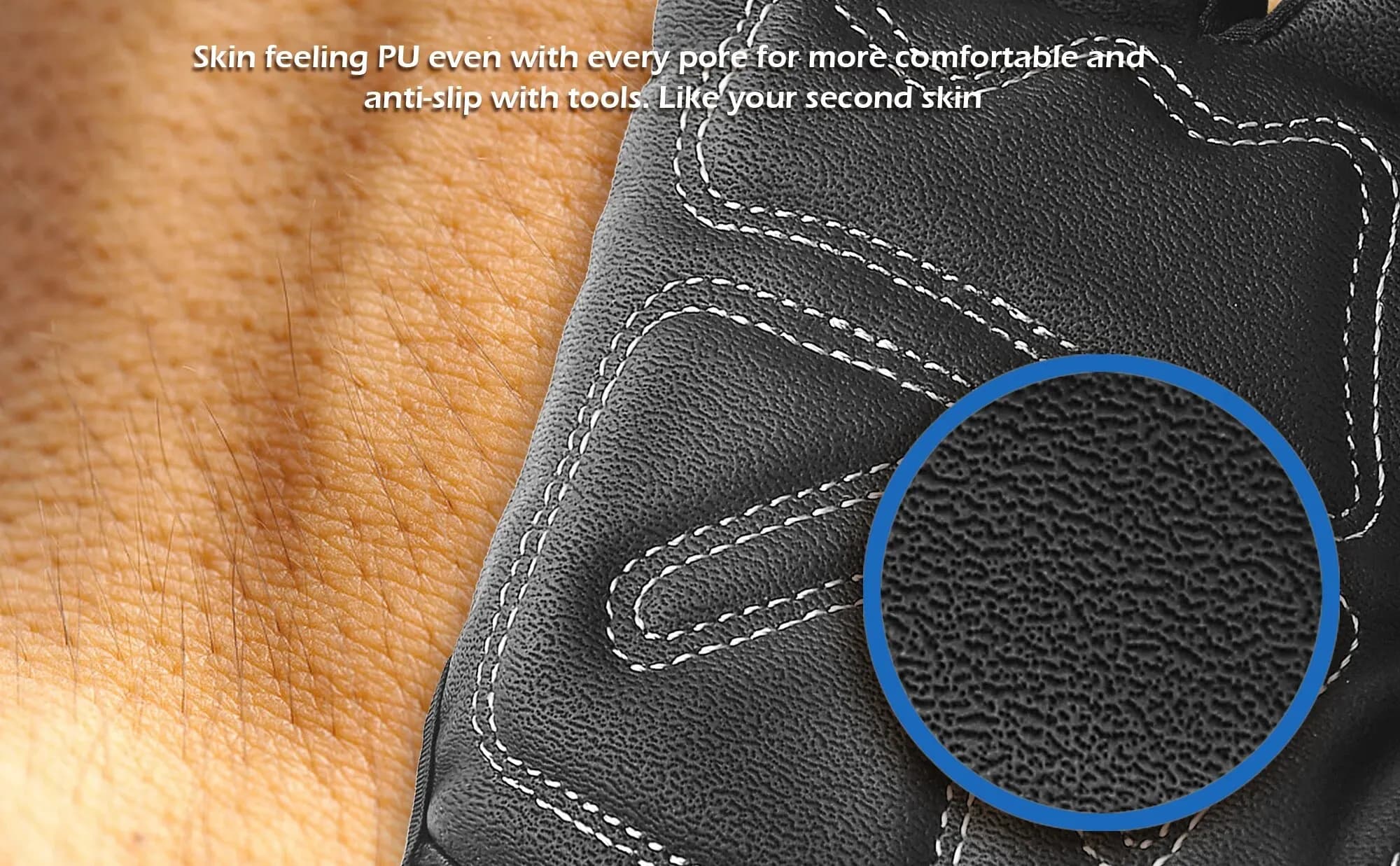 Work Gloves | High Dexterity & Touchscreen | Multipurpose Grip for All Tasks - Thumbnail 3