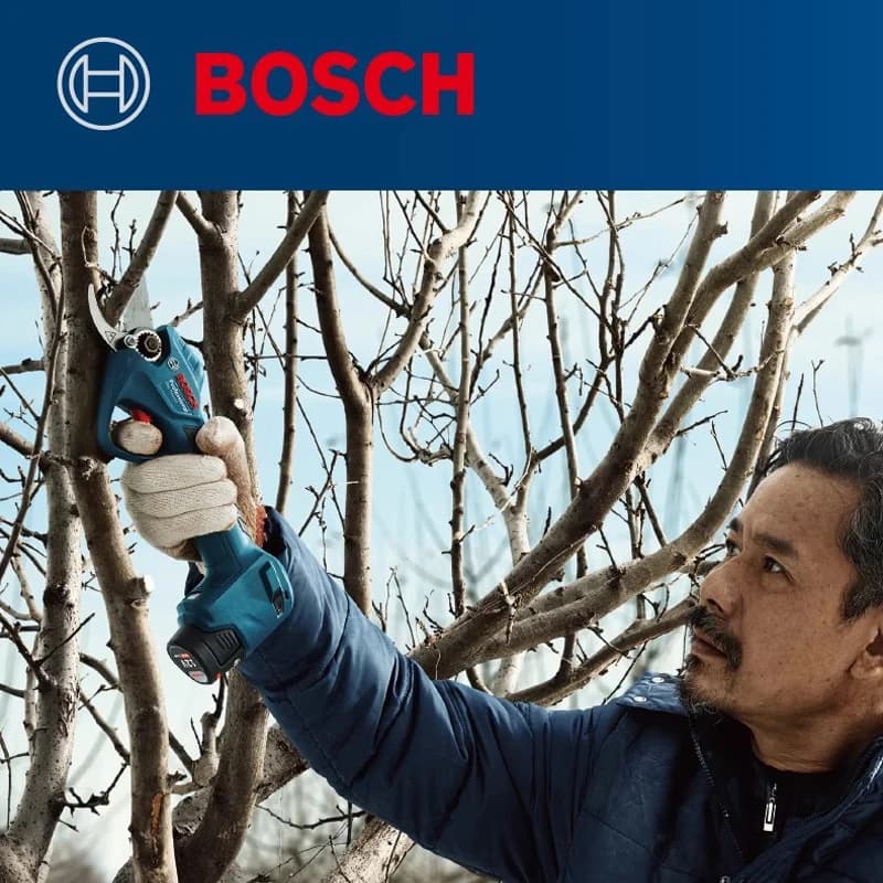 Cordless Electric Pruner | Bosch 12V Hedge Trimmer | Household Branch Cutting Scissors - Thumbnail 2