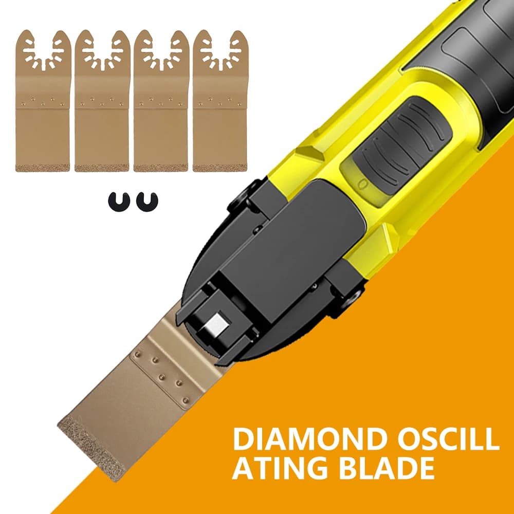 Diamond Oscillating Saw Blades | For Tile, Ceramic & Rough Sanding | Multi-Tool Accessories - Thumbnail 2