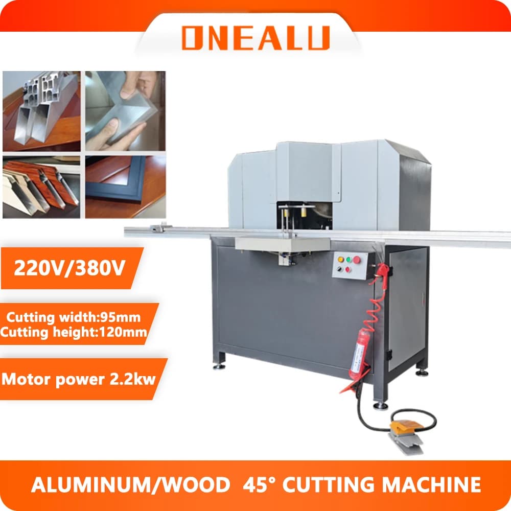 Dual-Bevel Miter Saw | 45° Precision Cuts for Door, Window & Picture Frame Aluminum - Thumbnail 2