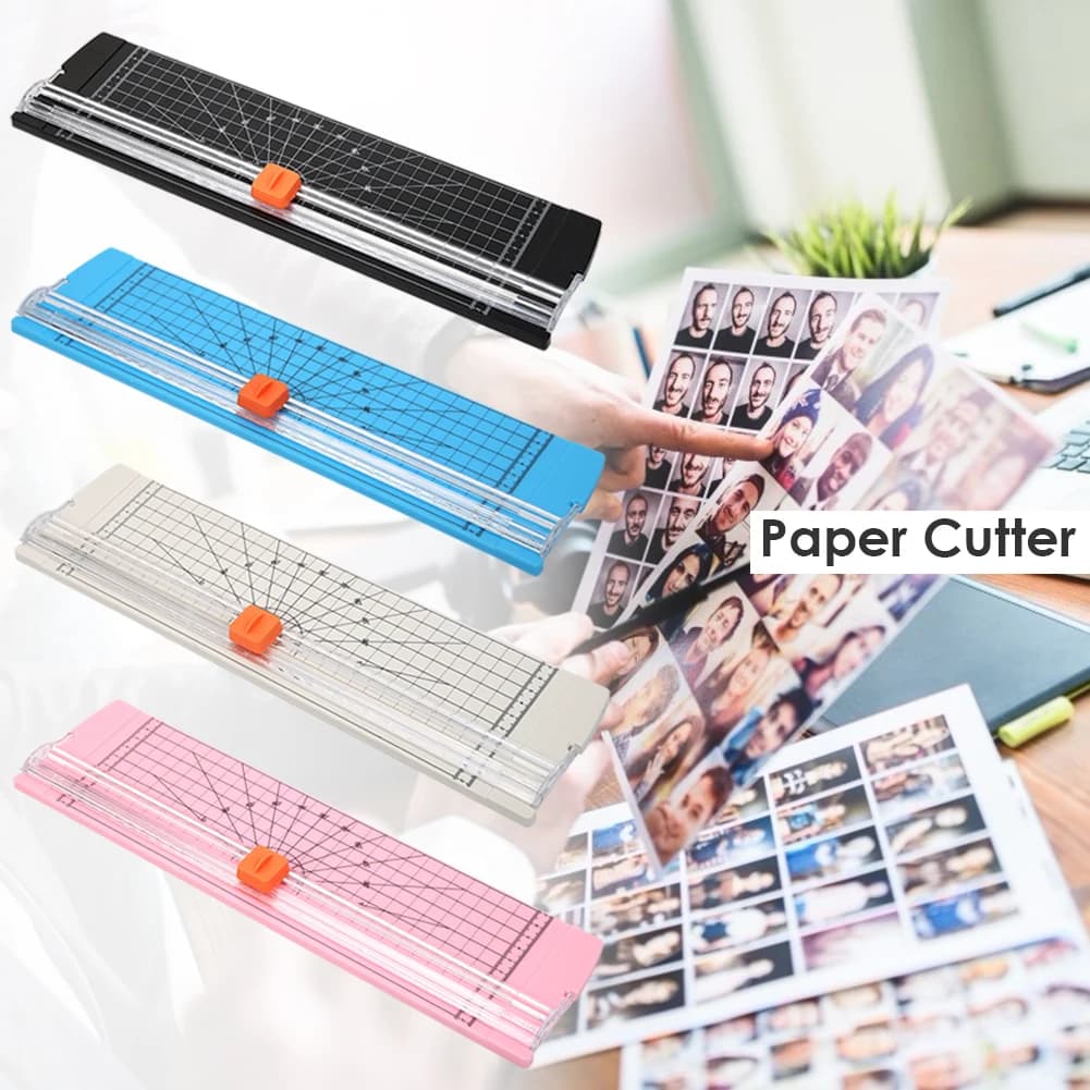 Paper Cutter & Trimmer | Automatic Safety Guard | For A4, A5, Coupons & Craft Paper - Thumbnail 2