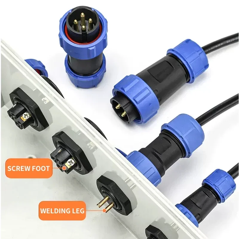 SP Series Aviation Connector Kit | IP68 Waterproof | 2-15 Pin Panel Mount Plugs & Sockets - Thumbnail 4
