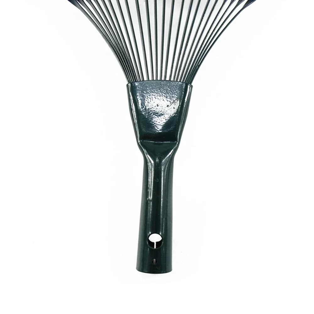 22-Tooth Garden Leaf Rake | Hay & Deciduous Farming Tool | Home Garden Ripper - Thumbnail 4