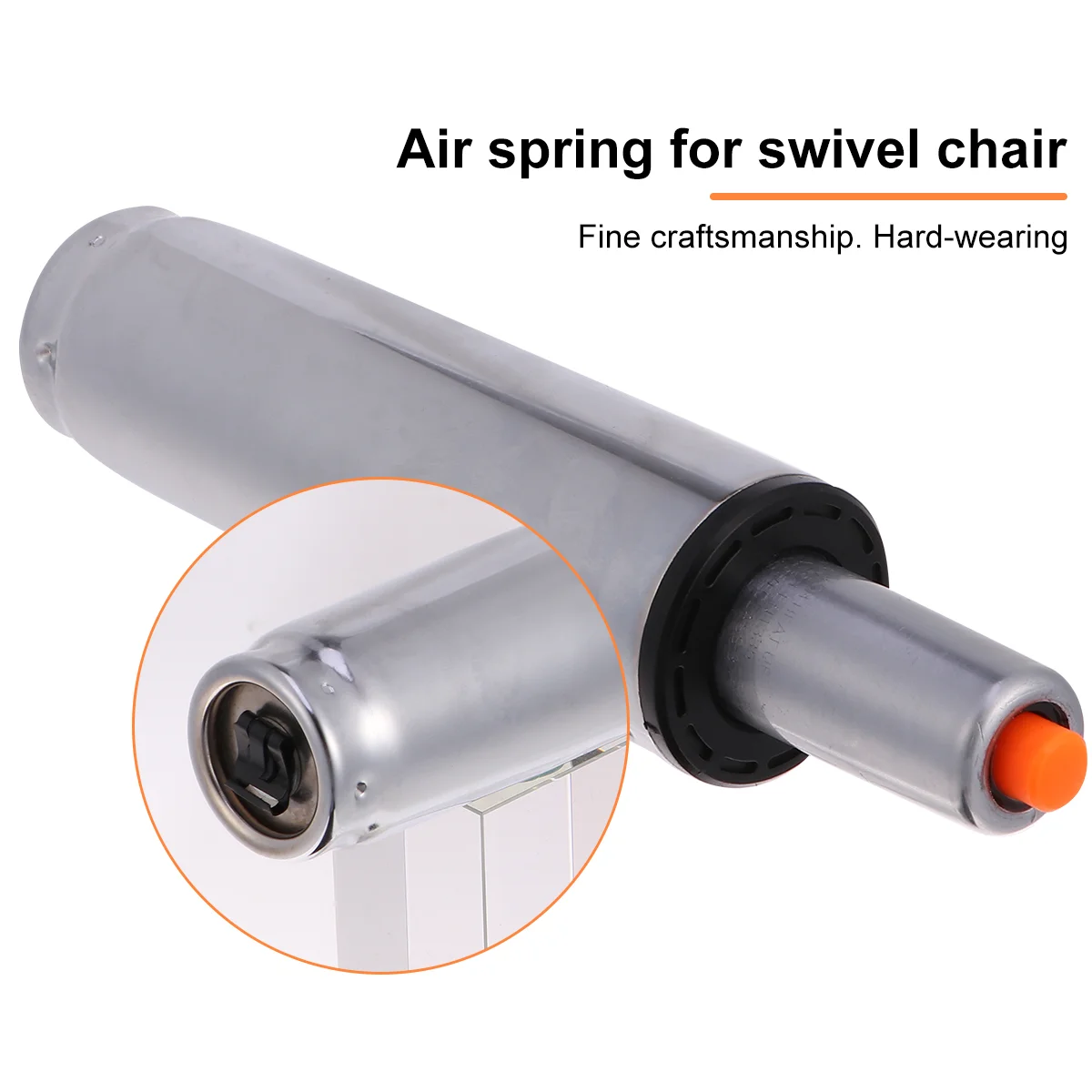 Heavy-Duty Office Chair Gas Lift Cylinder | Pneumatic Height Adjustment Strut | Commercial-Grade Replacement - Thumbnail 2