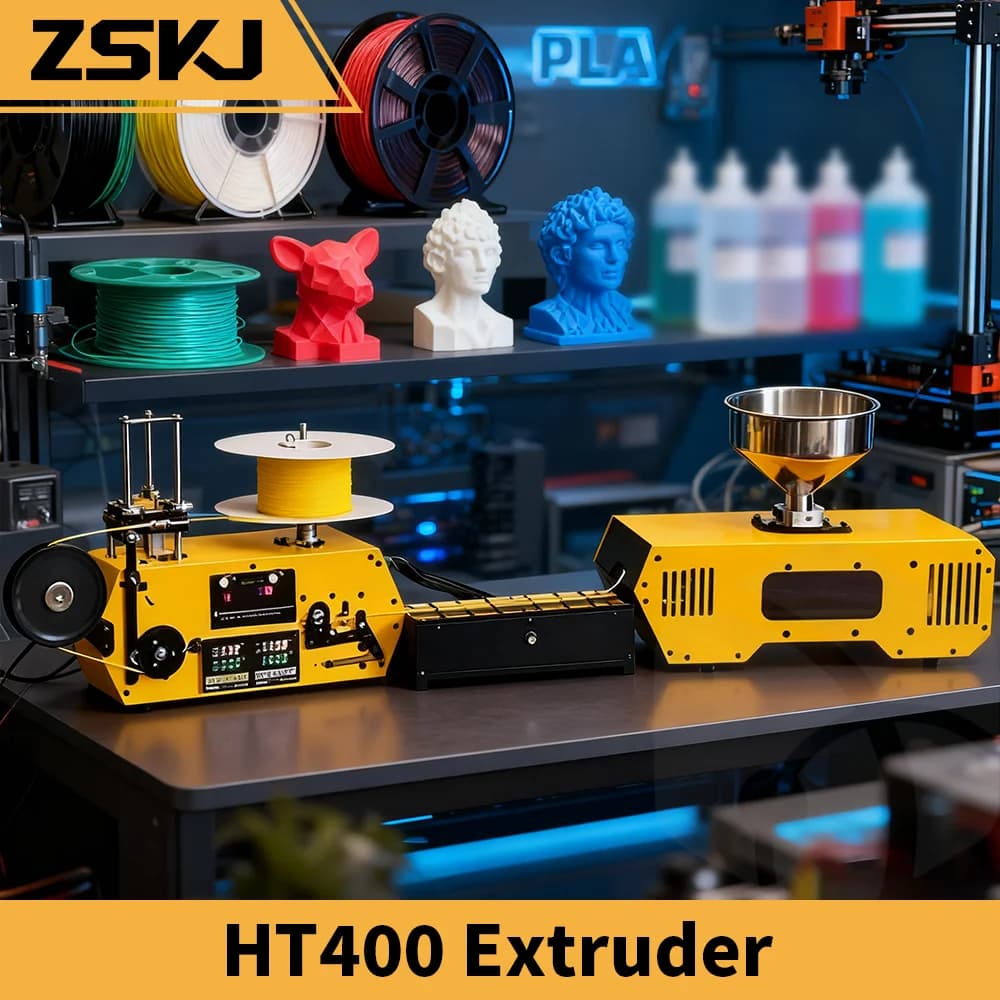 Desktop 3D Filament Maker | Professional-Grade Extruder | 1.75mm, 2.85mm & 3mm Nozzles - Thumbnail 2