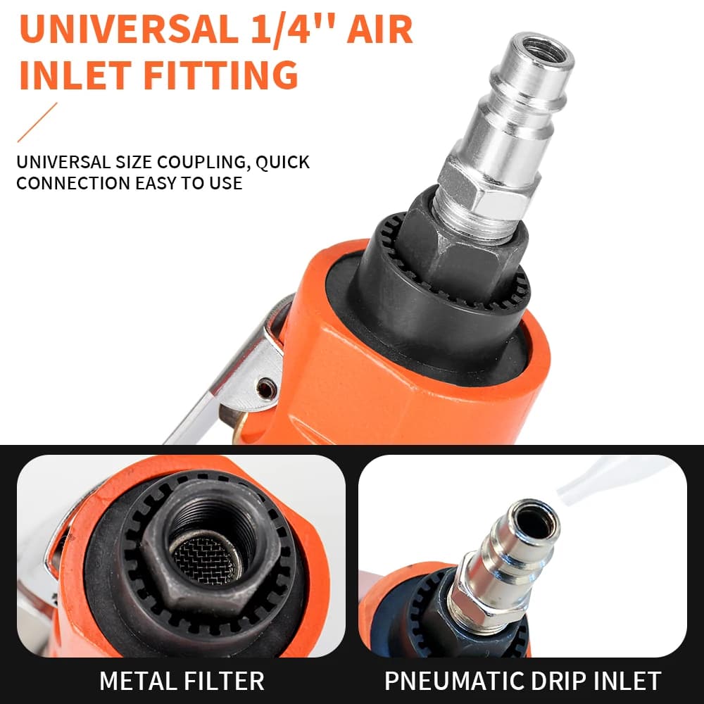 3-Inch Air Angle Grinder | High-Speed Metal Cutting & Grinding Tool | Industrial Pneumatic Power - Thumbnail 6