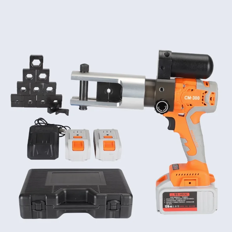Hydraulic Crimping Tool | CM-300 Portable Electric Crimper for Copper & Aluminum Terminals - Thumbnail 6